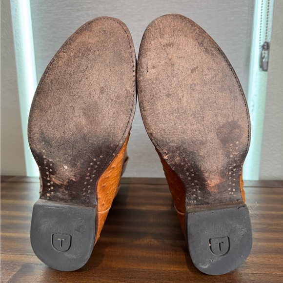 Tecova’s Ostrich Cowboy Boots - Picture 5 of 7